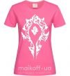Женская футболка World of Warcraft sign Ярко-розовый фото