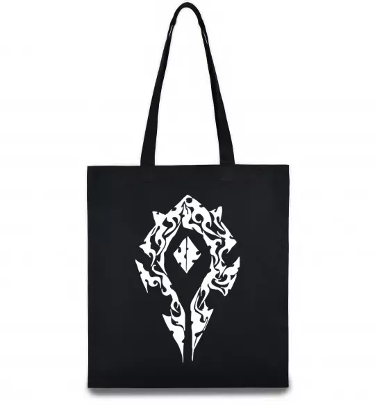 Еко-сумка World of Warcraft sign Чорний фото
