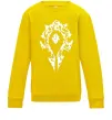 Детский Свитшот World of Warcraft sign Солнечно желтый фото