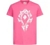Дитяча футболка World of Warcraft sign Яскраво-рожевий фото