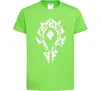 Дитяча футболка World of Warcraft sign Лаймовий фото