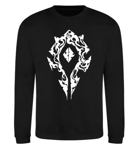 Свитшот World of Warcraft sign Черный фото