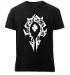 Чоловіча преміум футболка World of Warcraft sign Чорний фото