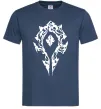 Чоловіча футболка World of Warcraft sign Темно-синій фото