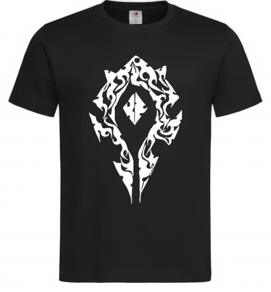 Чоловіча футболка World of Warcraft sign Чорний фото