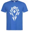 Чоловіча футболка World of Warcraft sign Яскраво-синій фото