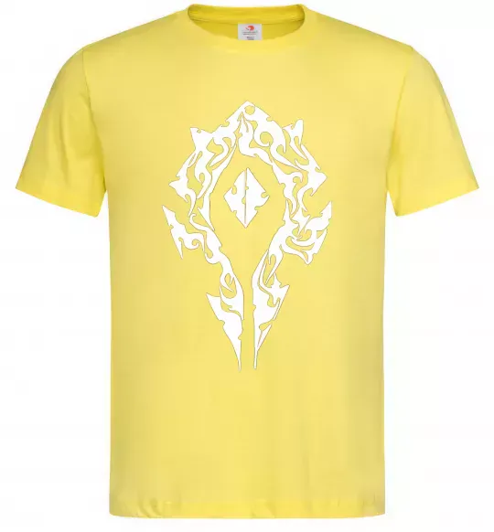 Чоловіча футболка World of Warcraft sign Лимонний фото