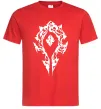 Чоловіча футболка World of Warcraft sign Червоний фото