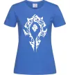 Женская футболка World of Warcraft sign Ярко-синий Женская футболка World of Warcraft sign Ярко-синий фото