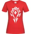 Женская футболка World of Warcraft sign Красный Женская футболка World of Warcraft sign Красный фото