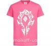 Детская футболка World of Warcraft sign Ярко-розовый фото
