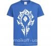 Детская футболка World of Warcraft sign Ярко-синий фото