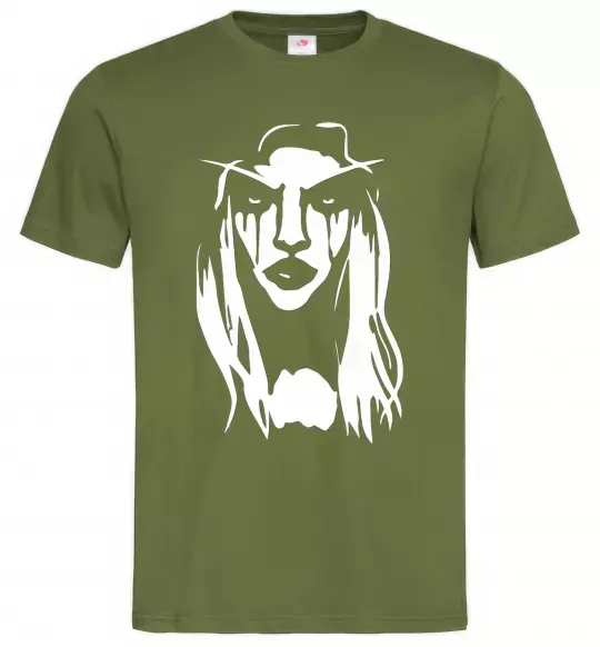 Чоловіча футболка The Dark Lady Оливковий фото
