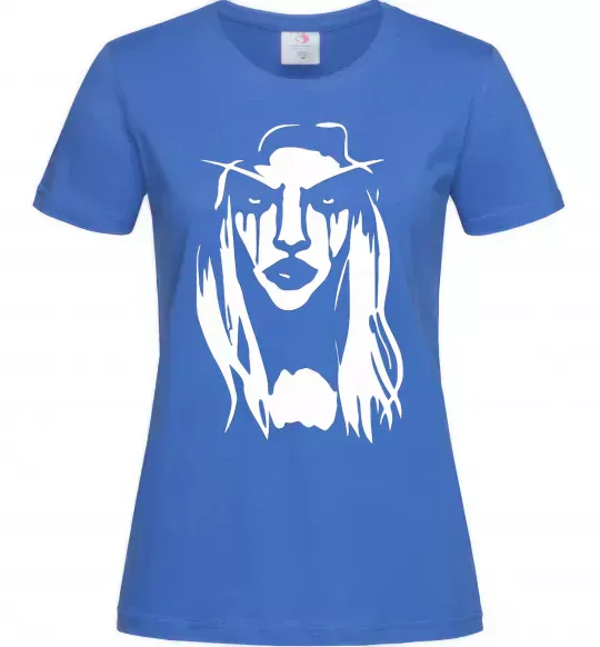 Жіноча футболка The Dark Lady Яскраво-синій фото