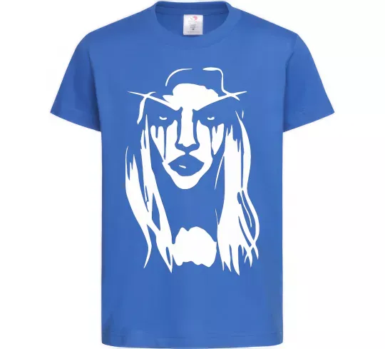 Дитяча футболка The Dark Lady Яскраво-синій фото