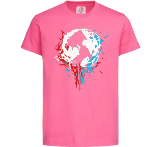 Дитяча футболка Towelliee Logo Яскраво-рожевий фото