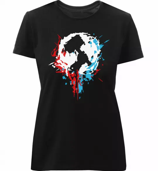 Жіноча преміум футболка Towelliee Logo Чорний фото