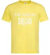 Чоловіча футболка I am not a nerd i am druid Лимонний фото
