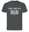 Чоловіча футболка I am not a nerd i am druid Графіт фото