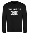 Світшот I am not a nerd i am druid Чорний Світшот I am not a nerd i am druid Чорний фото