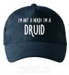 Кепка I am not a nerd i am druid Темно-синий фото