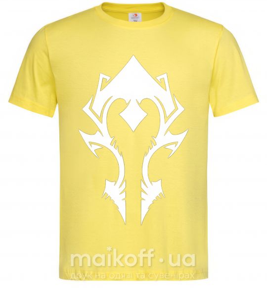 Мужская футболка Horde crest Лимонный фото