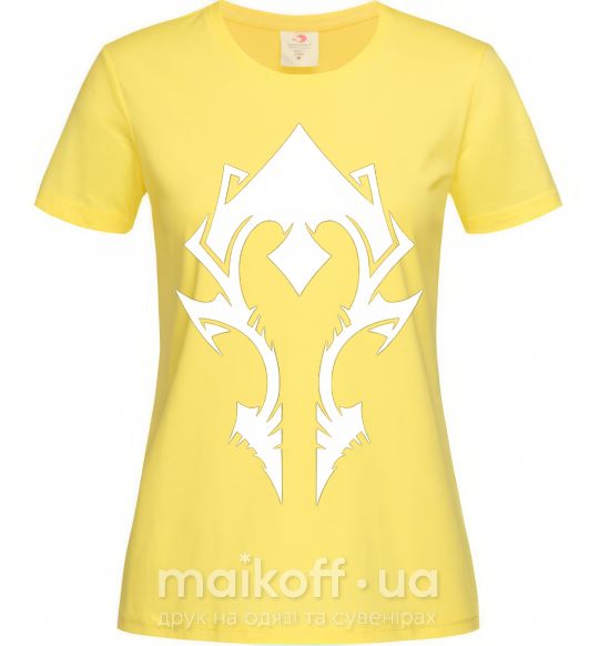Жіноча футболка Horde crest Лимонний фото