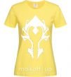 Женская футболка Horde crest Лимонный фото