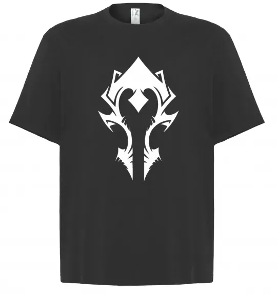 Футболка Оверсайз Horde crest Чорний фото