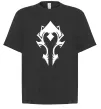 Футболка Оверсайз Horde crest Чорний фото