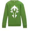 Детский Свитшот Horde crest Лаймовый фото