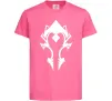 Детская футболка Horde crest Ярко-розовый фото