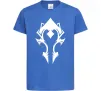 Детская футболка Horde crest Ярко-синий фото