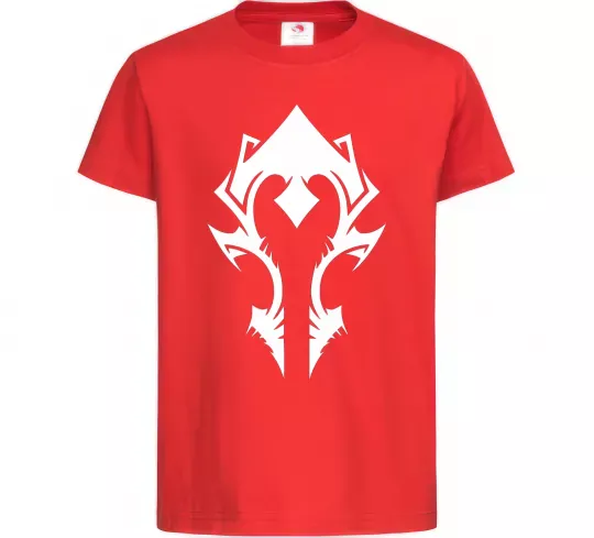 Детская футболка Horde crest Красный фото