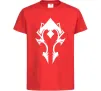Детская футболка Horde crest Красный фото