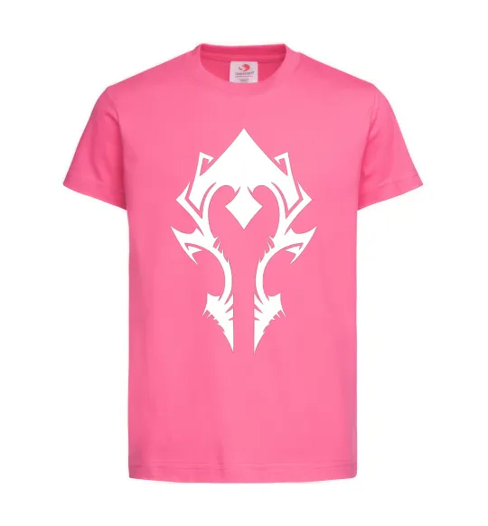 Дитяча футболка Horde crest Яскраво-рожевий фото