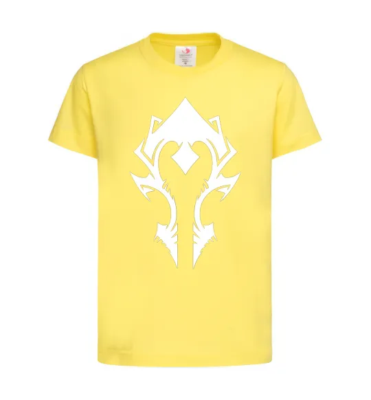 Дитяча футболка Horde crest Лимонний фото