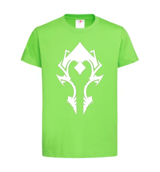 Дитяча футболка Horde crest Лаймовий фото