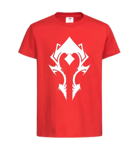 Дитяча футболка Horde crest Червоний фото