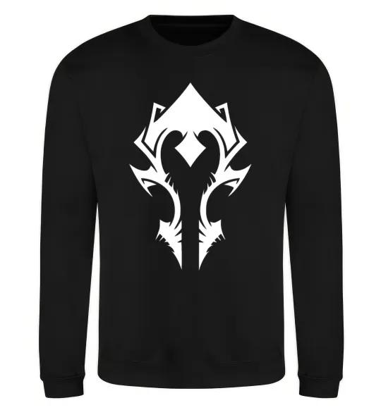 Світшот Horde crest Чорний фото
