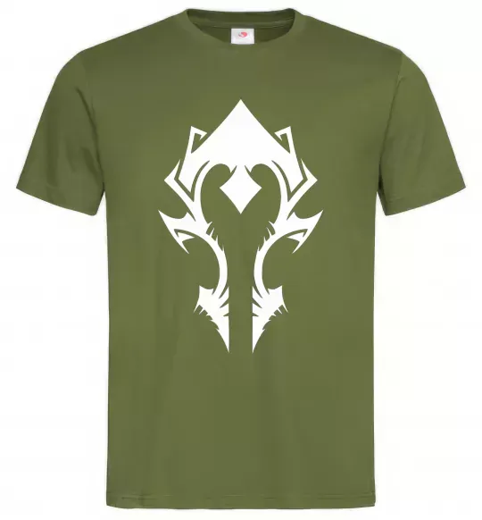 Чоловіча футболка Horde crest Оливковий фото