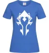 Жіноча футболка Horde crest Яскраво-синій фото