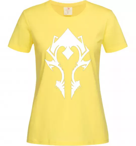 Жіноча футболка Horde crest Лимонний фото