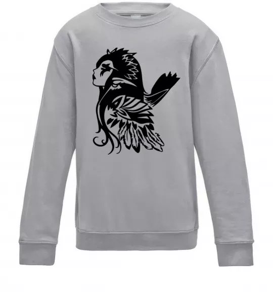 Дитячий світшот Warcraft Elf Сірий меланж фото