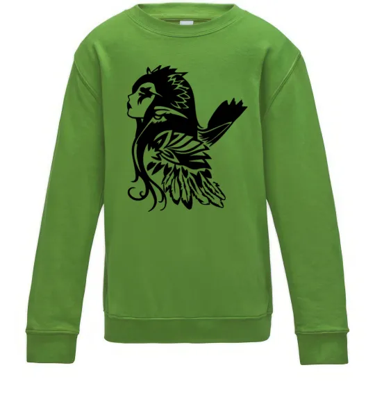 Дитячий світшот Warcraft Elf Лаймовий фото