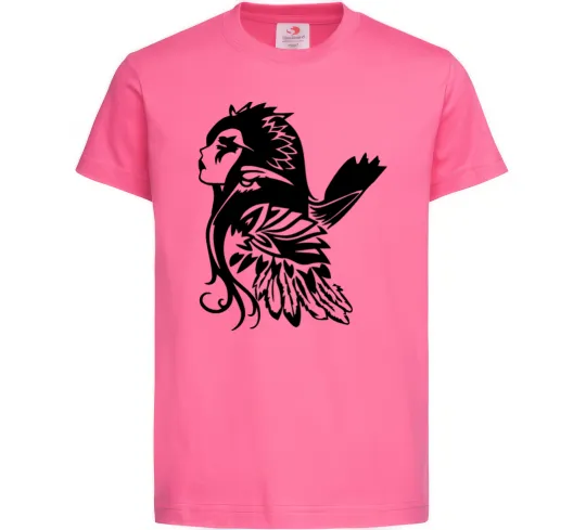 Дитяча футболка Warcraft Elf Яскраво-рожевий фото