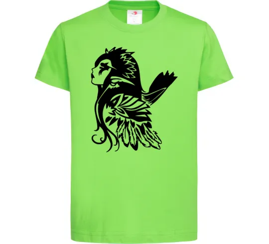 Дитяча футболка Warcraft Elf Лаймовий фото