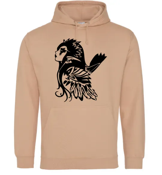 Мужская толстовка (худи) Warcraft Elf Песочный фото