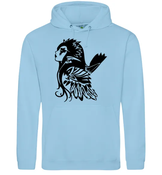 Чоловіча толстовка (худі) Warcraft Elf Блакитний фото