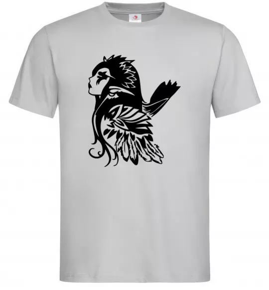 Чоловіча футболка Warcraft Elf Сірий фото